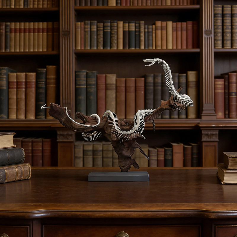 Deadwood Branch & Snake Real Skeleton Specimen Ornament