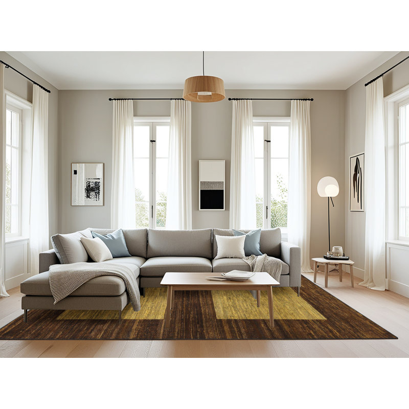 Tapis abstrait multicolore, Rectangle 8 pi x 12 pi