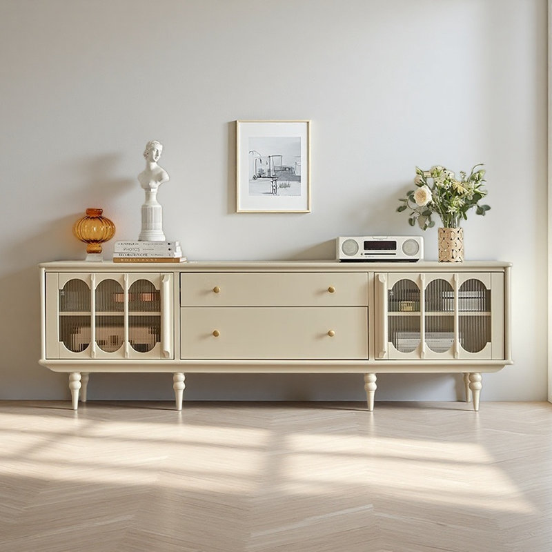 Meuble télé de style crème de luxe French Light