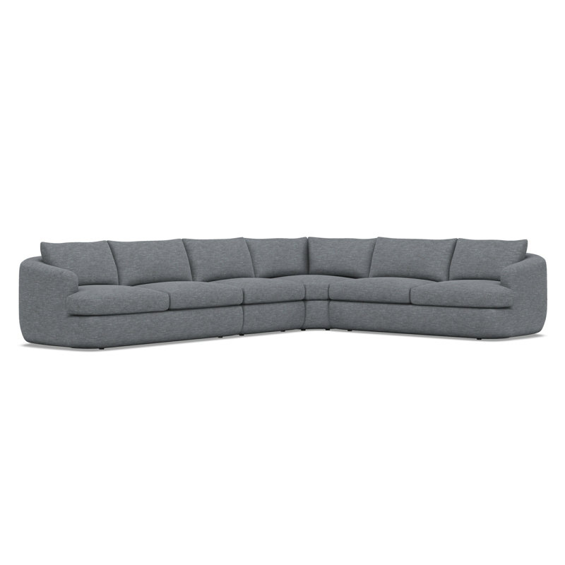 Jules Fabric 4 Pc Sectional, 5555-011