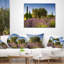 Coussin décoratif à fleurs et oliviers floral magnifique-30721670-30721666