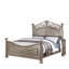 Cadre de lit avec tête de lit de conception formelle et traditionnelle en argent antique pour grand lit 1pc-1445872147
