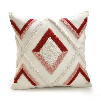 Geometric Pillow cover Pink Diamond 1 Piece