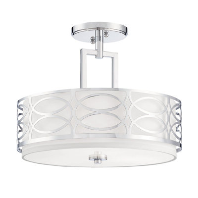Aiava Fabric Semi Flush Mount