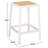 Bluebelle Counter Stool with Solid Wood Frame-847858315-877019602
