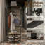 Industrial 4-Tier Corner Hall Tree! 8 Movable Hooks, 2 Shelves, and Shoe Storage for Efficient Entryway Organization