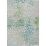 Waltrud Washable Abstract Indoor / Outdoor Rug