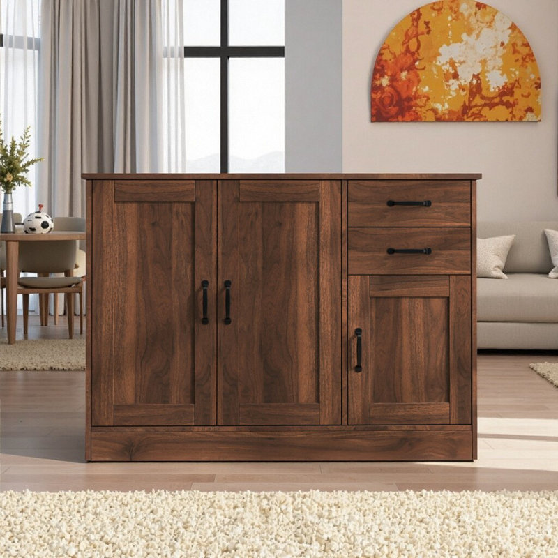 Buffet Modern Modern, Noyer