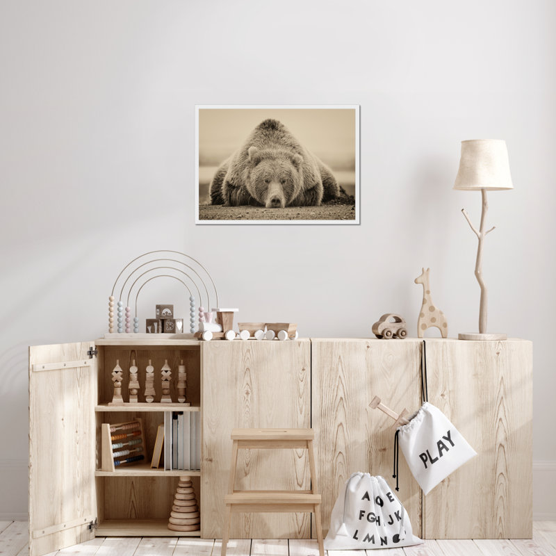 Deep Sleep by PHBurchett - Print, 34cm H x 50cm W, White Framed Paper Print