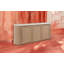 Marielle 5-Door Stone and Rope Server, Toffee