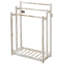 Freestanding Wood Blanket Rack Storage Shelf