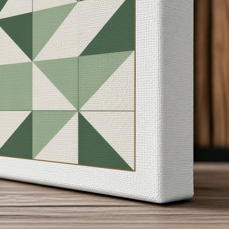 Bauhaus Geometry Geometric - Wrapped Canvas, 30x20 - 76.2 x 50.8 cm, White Border