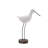 Carved Wood Sea Bird with Metal Stand (Set of 2)
