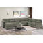 Canapé modulaire rembourré avec repose-pieds Dona-105785939