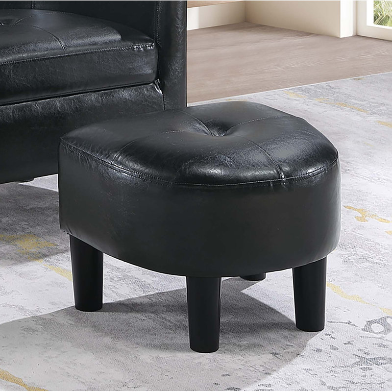 Fauteuil d'appoint Jacklyn avec repose-pieds
