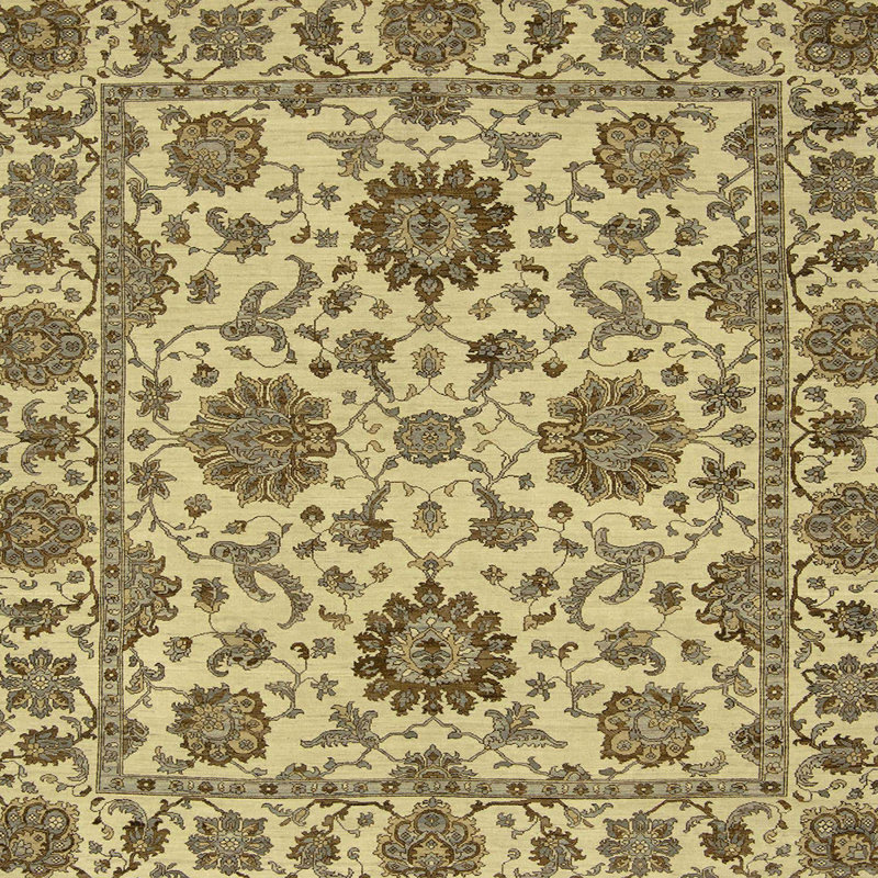 Abstract Indoor Rug, Square 7'