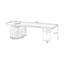 Bureau brun en bois massif rectangulaire avec 2 tiroirs-1139440844-1139440849