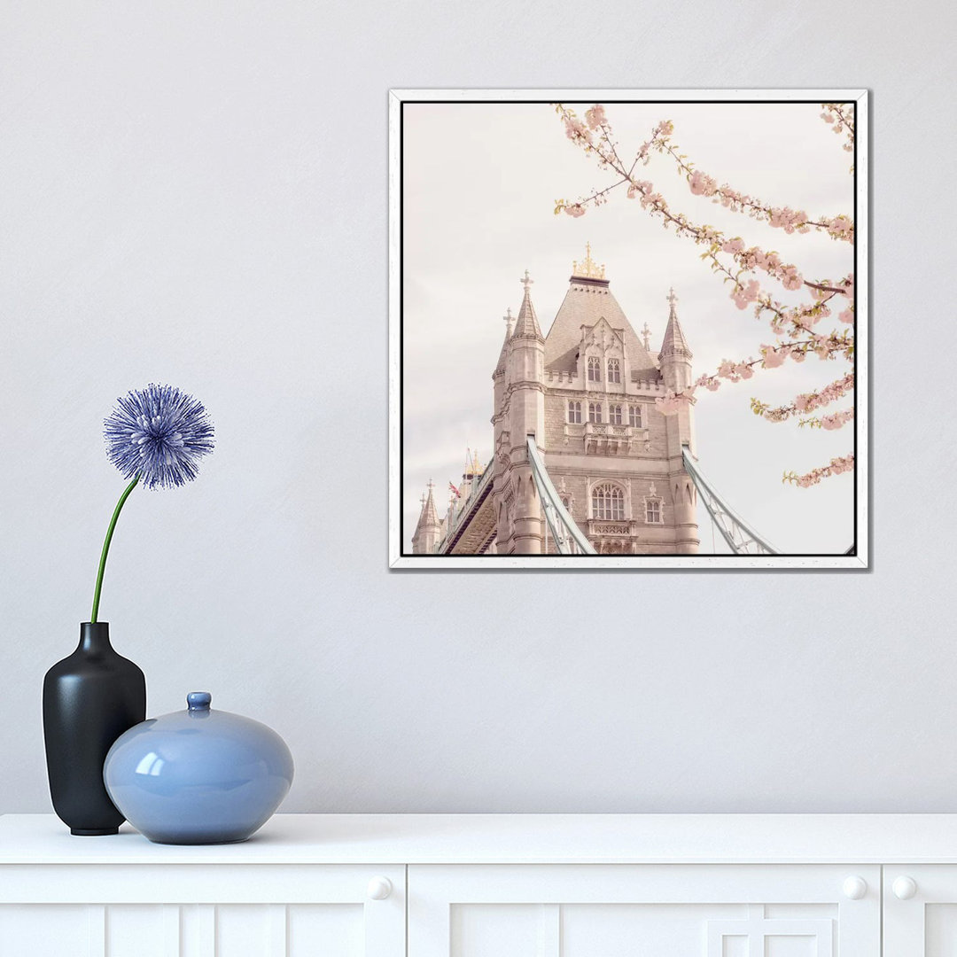 London Tower Bridge In Spring - Print on Canvas