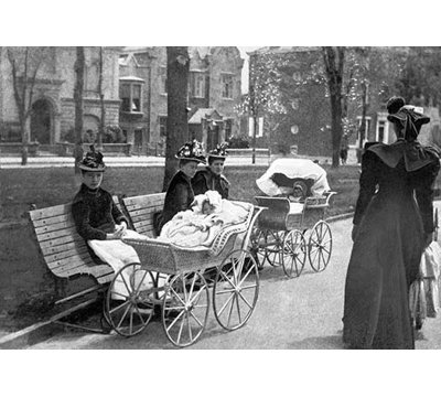 « perambulating victorians, philadelphia, pa », reproduction de photo