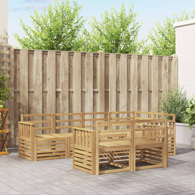 247cm Wide Patio Sectional Set
