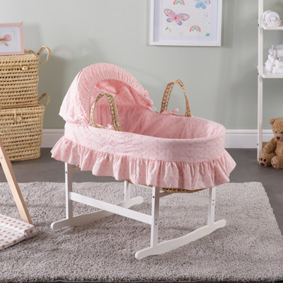  Babykörbchen mit Gestell und Ausstattung