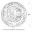 Assiette à pain et à beurre 6,5 po Spode Blue Italian