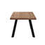 Belluno Extendable Metal Base Dining Table
