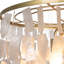 Lustre en cristal 3 lumières Annabel