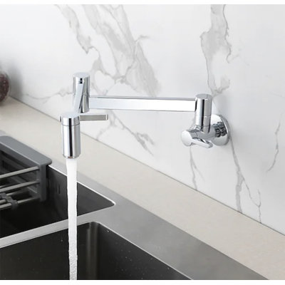 Robinet remplisseur de pot à poignée double classique 20 po avec accessoires