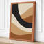 Flowing Forms Mid-Century - Wrapped Canvas-500871260-500871253