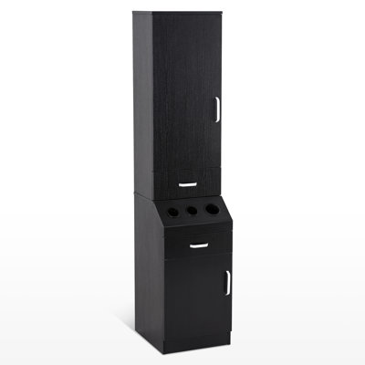 Freestanding Storage Cabinet with Tool Holder