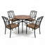 Richmond 4 Seater Dining Set with Cushions