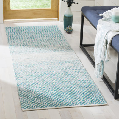 Cayman Hand Woven Cotton Geometric Rug