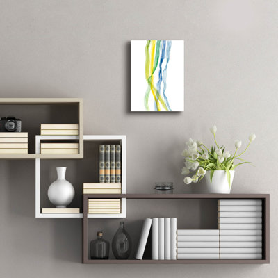 «Ribboned 1» par Alicia Ludwig, art mural en verre acrylique
