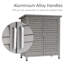 Remise de rangement horizontale en bois massif l 3 pi x P 2 pi