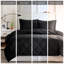 Ensemble d'édredon en duvet synthétique matelassé à motif de losanges Scotchgard King 3M-126520919-126520923