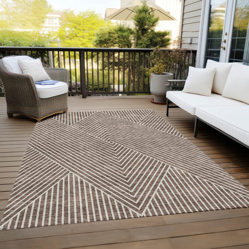 Pentagia Area Rug, Rectangle 3' x 5'