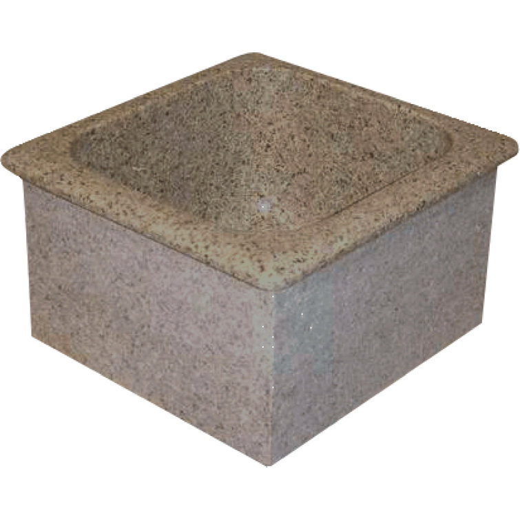 Farm Charm 16'' L Single Bowl Granite Kitchen Sink