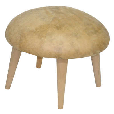 Solid + Manufactured Wood Accent Stool