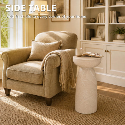 24 po Table d'appoint 24 pi
