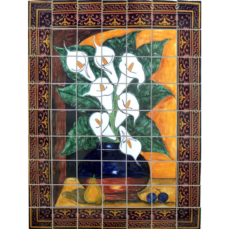 Murale TalaMex Callalillies Clay Talavera