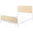 Open Cane Webbing Metal  Bed