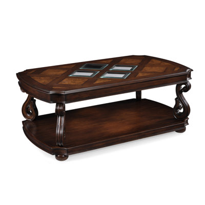 Harcourt Glass Top Single Coffee Table