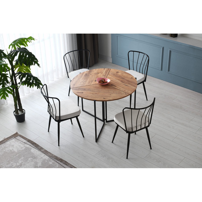 Chair Set, White, Black