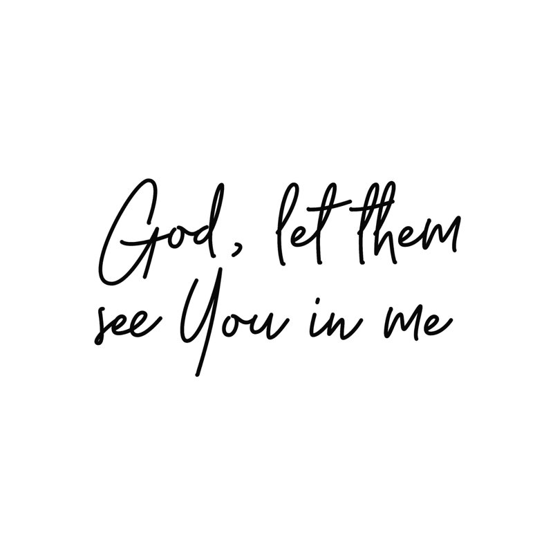 «See You In Me», art textuel sur toile tendue, H 20 po x l 20 po x P 1,25 po