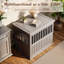 Mobilier de cage pour chien - Niche décorative pour petits et moyens chiens-14195796-13396788
