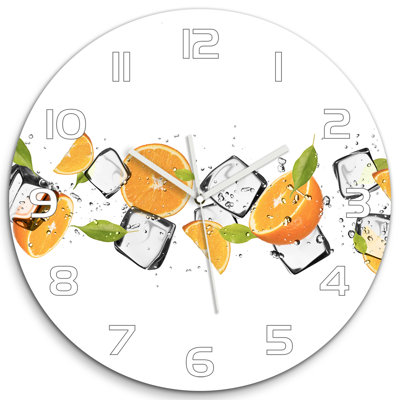 Jittie Glass Wall Clock