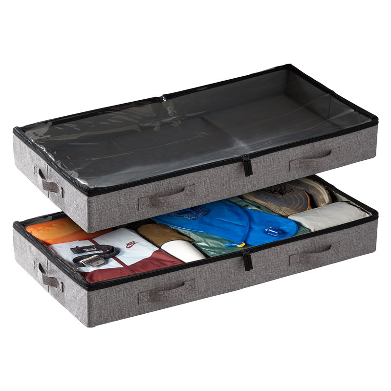 Ebern Designs Fabric Underbed Storage