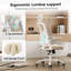 Chaise de bureau ergonomique avec appui-tête, accoudoirs et support lombaire réglable pour un bureau à domicile et un bureau confortables-1774615274-1774615275