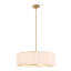 24" 5-Light Pleated Drum Shaded Chandelier-873919599